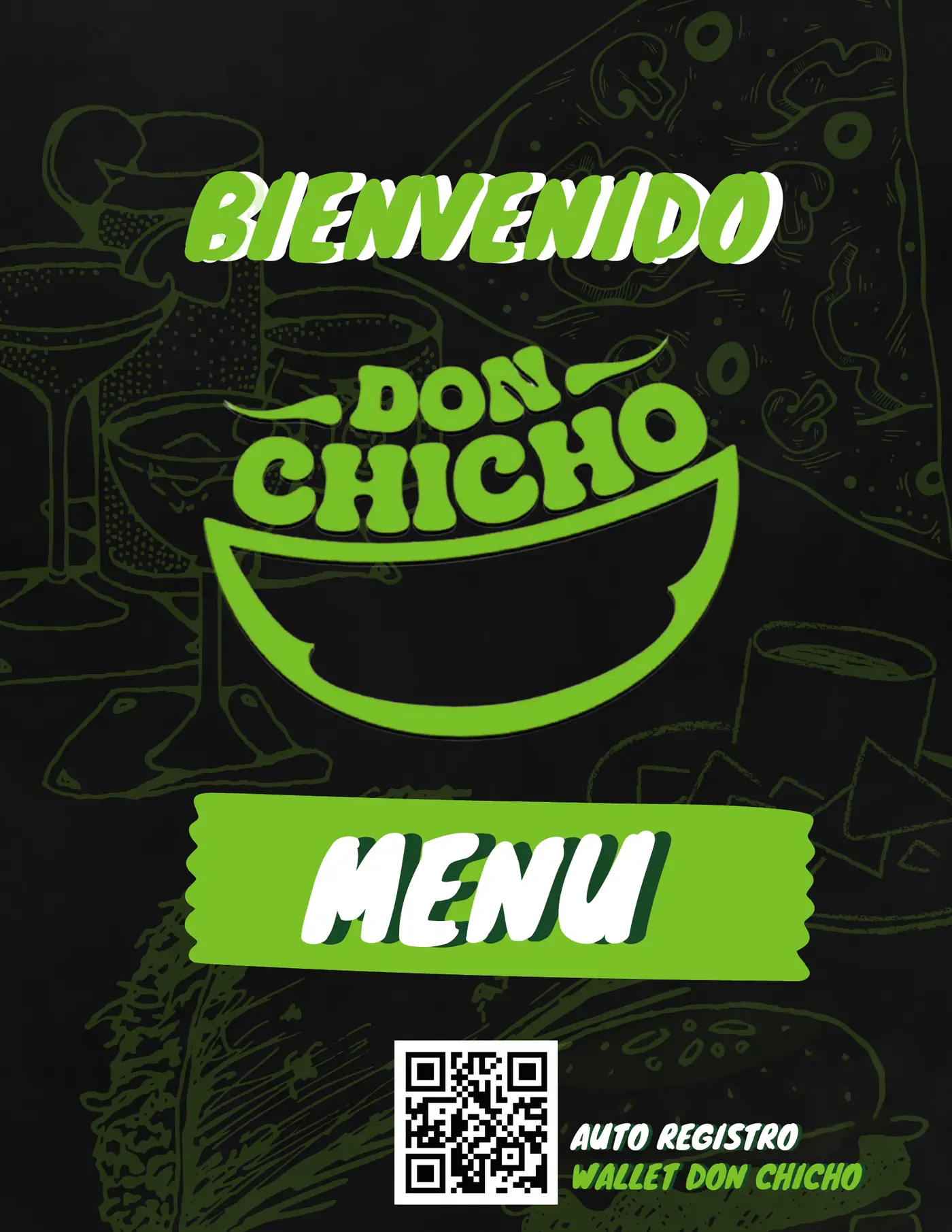Menú Don Chicho, página 1